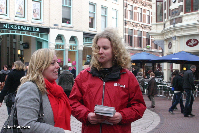 RenÃ© Vriezen 2011-02-19 #0037 PvdA Arnhem Land vd Markt campagne PV2011 zaterdag 19 februari 2011