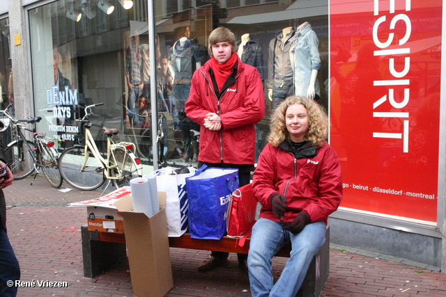René Vriezen 2011-02-19 #0042 PvdA Arnhem Land vd Markt campagne PV2011 zaterdag 19 februari 2011
