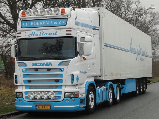 Boekema mooi trucks gespot in Hoogeveen
