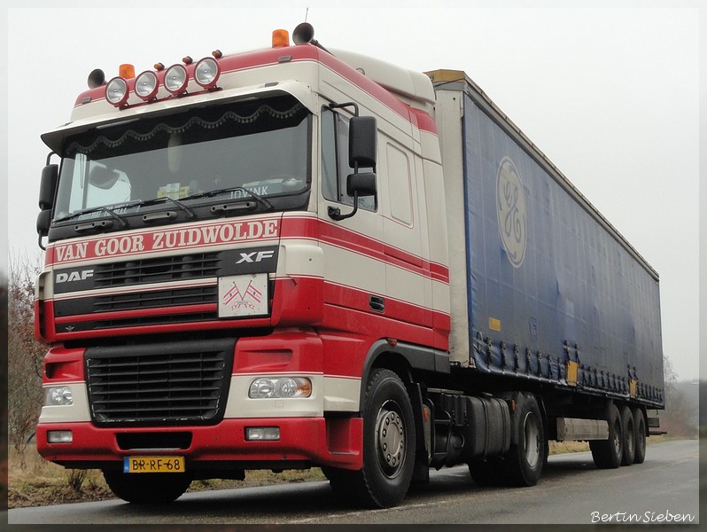 Spotten in Hoogeveen  25&26 feb 013-BorderMaker - trucks gespot in Hoogeveen