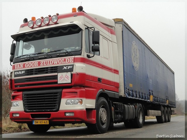 Spotten in Hoogeveen  25&26 feb 013-BorderMaker trucks gespot in Hoogeveen