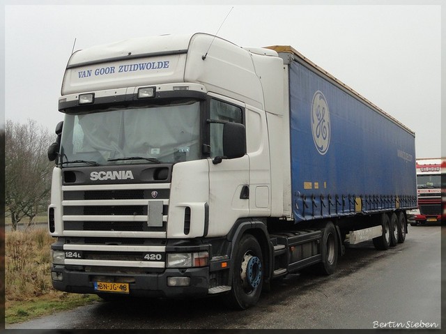 Spotten in Hoogeveen  25&26 feb 015-BorderMaker trucks gespot in Hoogeveen