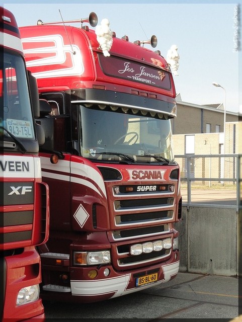 foto`s stage 015-BorderMaker trucks gespot in Hoogeveen