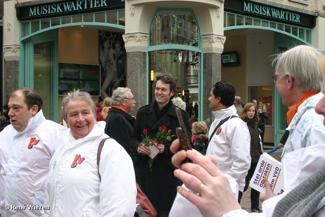 RenÃ© Vriezen 2011-02-26 #0011 PvdA Arnhem Land vd Markt campagne PV2011 zaterdag 26 februari 2011