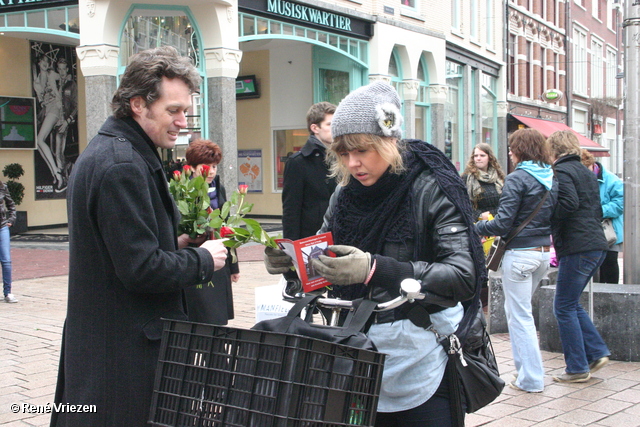 René Vriezen 2011-02-26 #0020 PvdA Arnhem Land vd Markt campagne PV2011 zaterdag 26 februari 2011