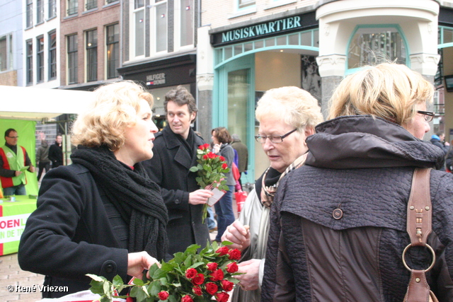 RenÃ© Vriezen 2011-02-26 #0041 PvdA Arnhem Land vd Markt campagne PV2011 zaterdag 26 februari 2011