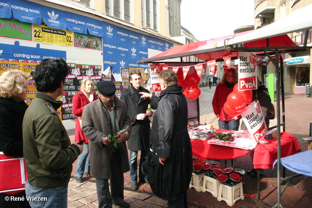 RenÃ© Vriezen 2011-02-26 #0048 PvdA Arnhem Land vd Markt campagne PV2011 zaterdag 26 februari 2011