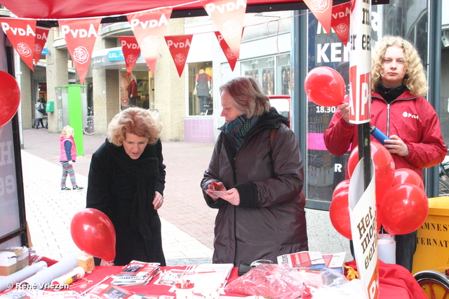 RenÃ© Vriezen 2011-02-26 #0076 PvdA Arnhem Land vd Markt campagne PV2011 zaterdag 26 februari 2011