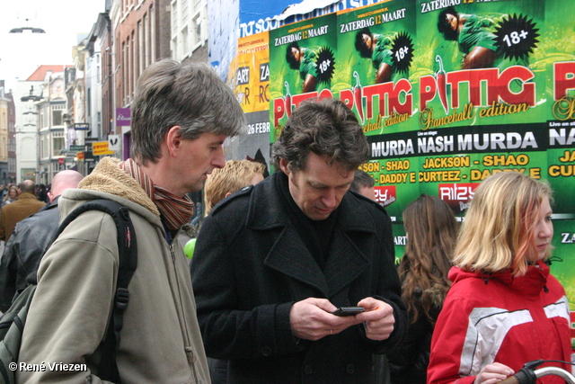 RenÃ© Vriezen 2011-02-26 #0084 PvdA Arnhem Land vd Markt campagne PV2011 zaterdag 26 februari 2011