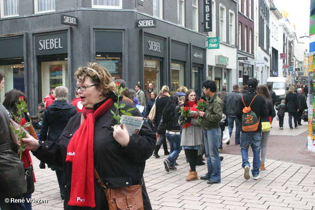 RenÃ© Vriezen 2011-02-26 #0098 PvdA Arnhem Land vd Markt campagne PV2011 zaterdag 26 februari 2011