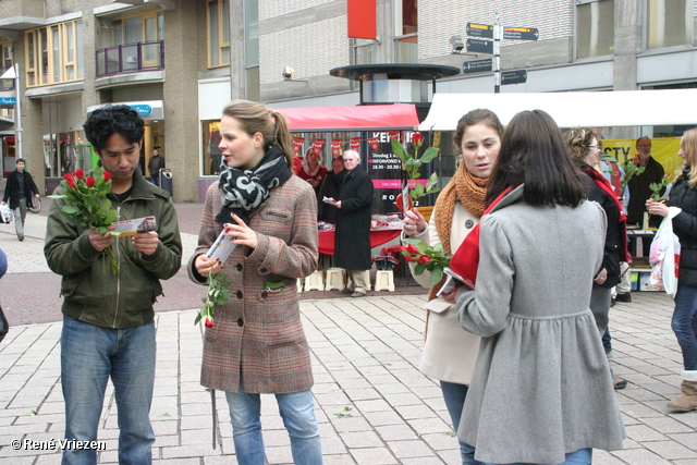 RenÃ© Vriezen 2011-02-26 #0124 PvdA Arnhem Land vd Markt campagne PV2011 zaterdag 26 februari 2011