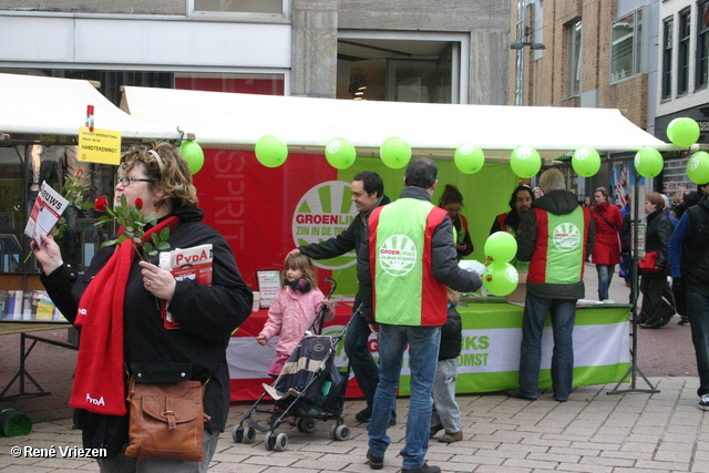 RenÃ© Vriezen 2011-02-26 #0126 PvdA Arnhem Land vd Markt campagne PV2011 zaterdag 26 februari 2011