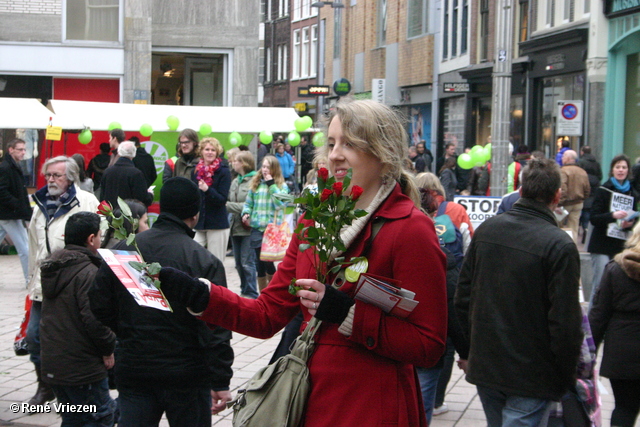 RenÃ© Vriezen 2011-02-26 #0132 PvdA Arnhem Land vd Markt campagne PV2011 zaterdag 26 februari 2011