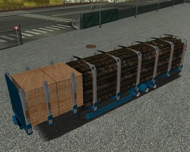 ets Log Trailer kleine wielen1 ETS TRAILERS