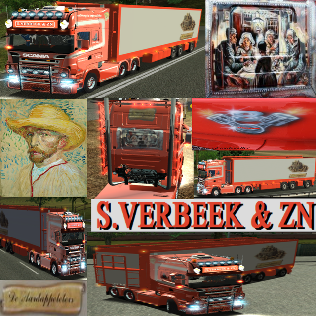 ets Scania 6x4 S.Verbeek ETS TRUCK'S