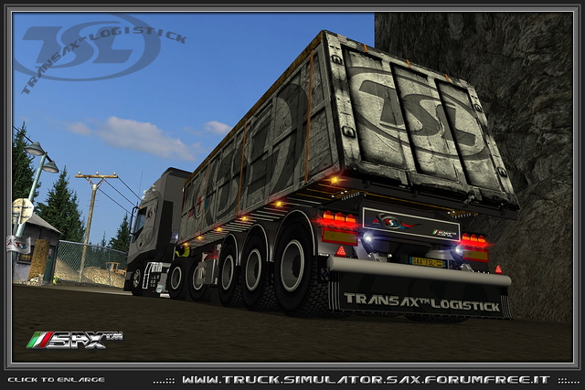 TSLâ„¢ IVECO Stralis 6x4 + Kipper 01 TSLâ„¢ IVECO Stralis 6x4 + Mulden Kipper