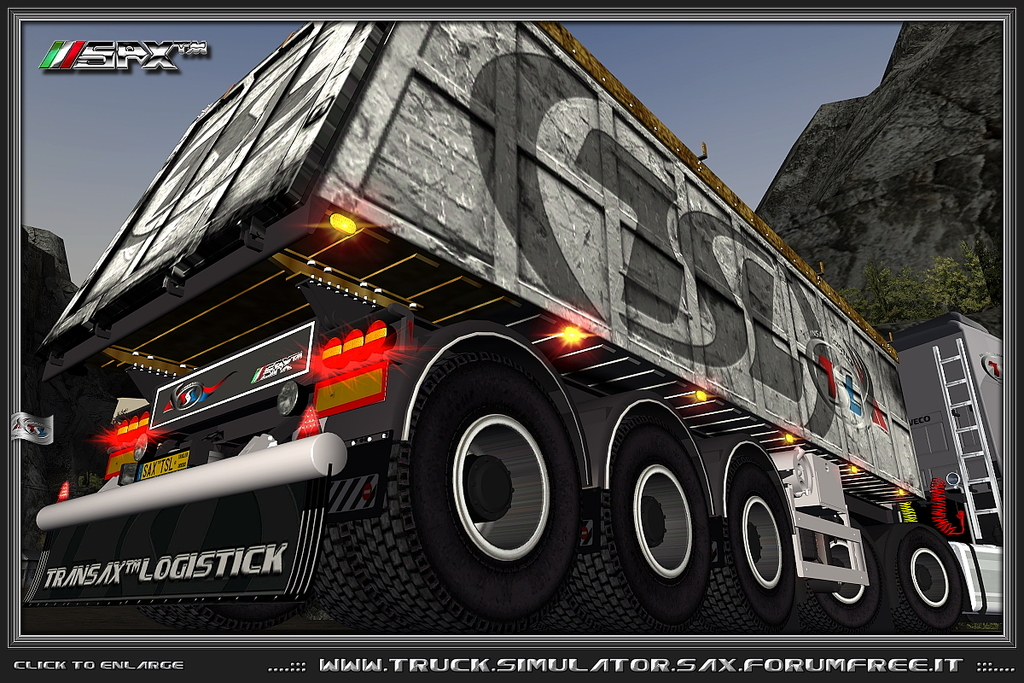 TSLâ„¢ IVECO Stralis 6x4 + Kipper 06 - TSLâ„¢ IVECO Stralis 6x4 + Mulden Kipper