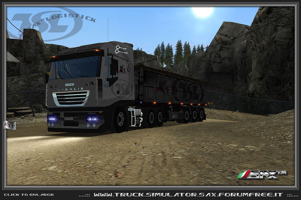 TSLâ„¢ IVECO Stralis 6x4 + Kipper 09 - TSLâ„¢ IVECO Stralis 6x4 + Mulden Kipper