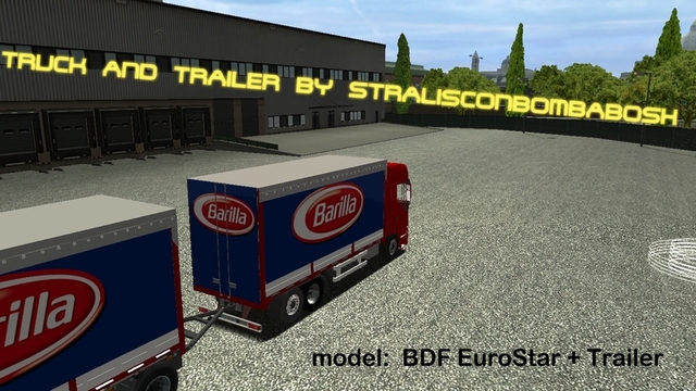 ets Iveco EuroStar BDF Truck and Trailer ETS COMBO'S