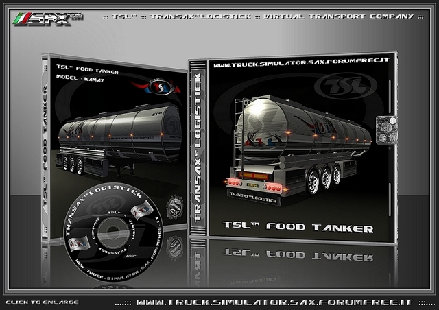 TSLâ„¢FOOD TANKER TSLâ„¢ COVER