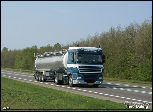 Brug van de  BV-HB-92-border Daf 2011