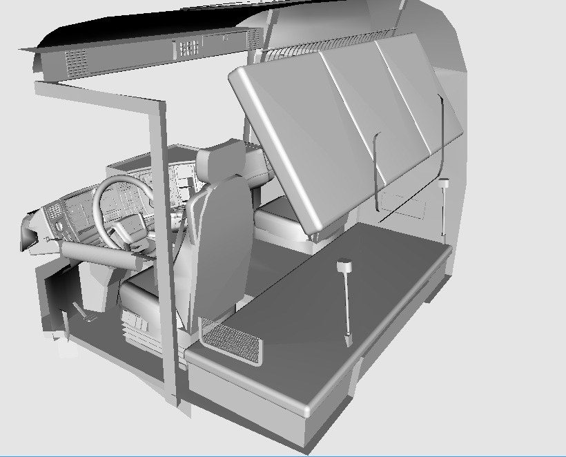 Scania L cr Interior - 