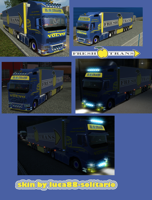 gts Volvo Fh Fresh Trans skin by luca88s  ETS & GTS