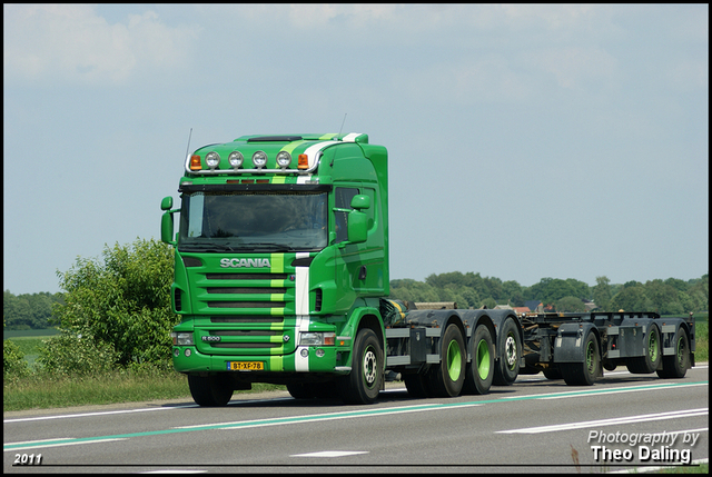 Scania groen  BT-XF-78 Scania 2011