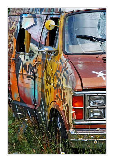 Graffiti Van Abandoned