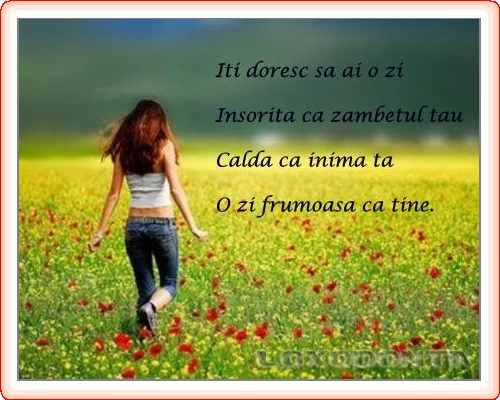 iti doresc sa ai o zi frumoasa ca tine 4881 - 