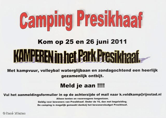 René Vriezen 2011-06-25 #0000-2 Camping Presikhaaf Park Presikhaaf Arnhem 25-26 juni 2011
