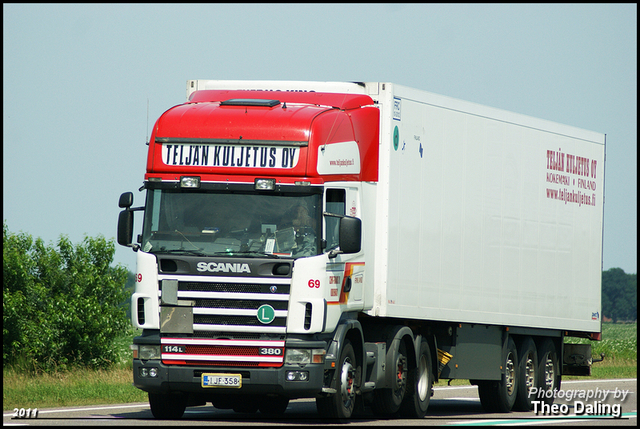 Kuljetus, Teljan OY - Kokemaki  (Fin)  I  JF-358 Buitenlandse Vrachtwagens   2011