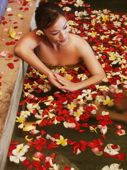 flower bath - 