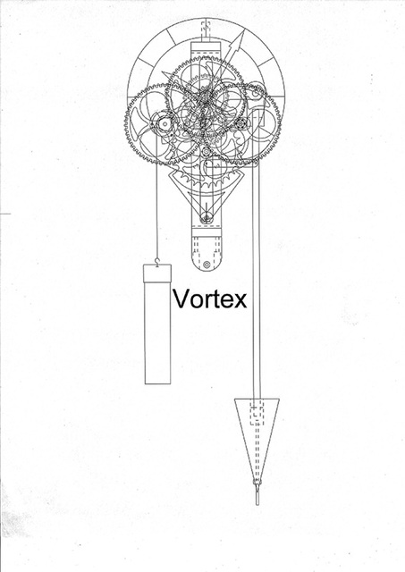 vortex-1klein Vortex klok