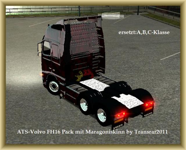 gts ats VolvoFH16 8x2 Maragoniskinn by Transrar201  ETS & GTS