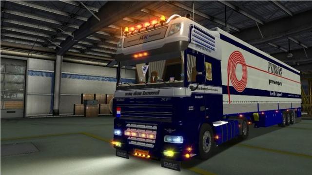 gts Daf xf 105 van den Heuvel by mjaym  ETS & GTS