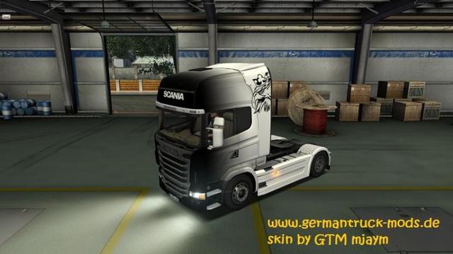 gts Scania 2009 black en withe TT 1  ETS & GTS