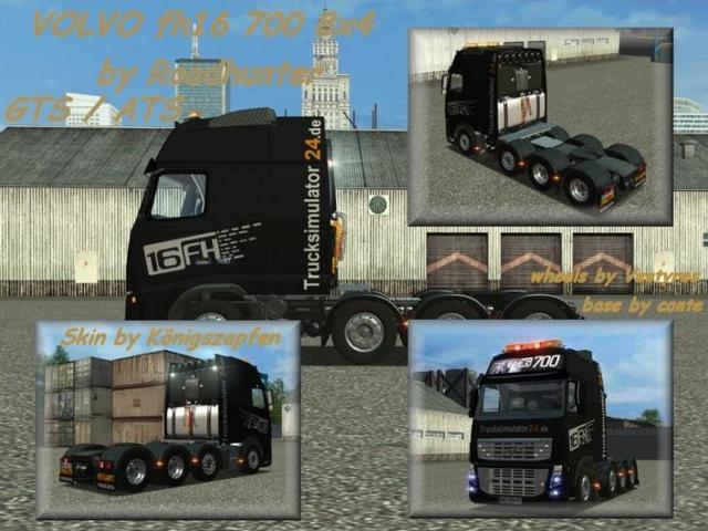 gts Volvo-FH16-700-8x4 by roadhunter 2  ETS & GTS