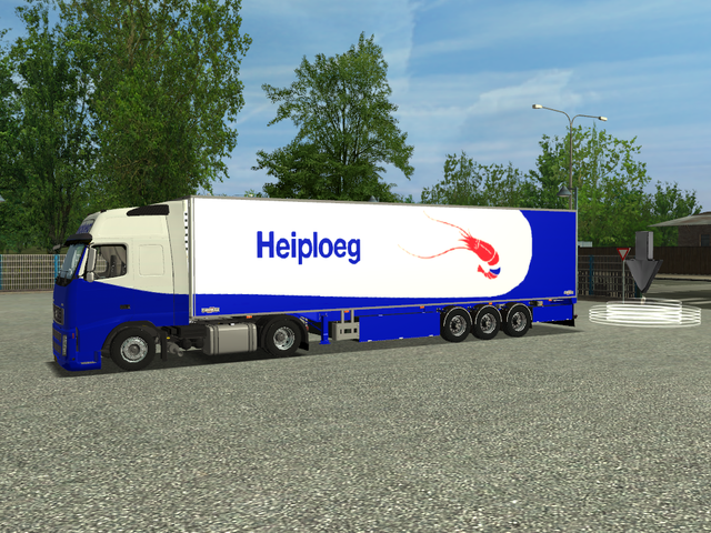 ets Volvo FH12 + Chereau trailer Heiploeg ETS COMBO'S