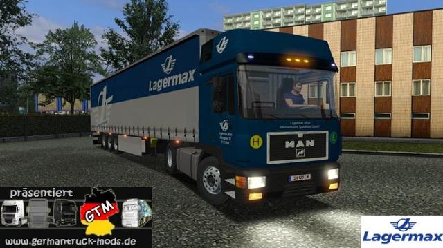 gts MAN F2000 + Trailer SpeditionLagermax by Mjaym  ETS & GTS