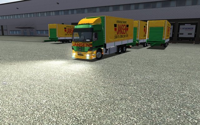 gts Mercedes Actros MP1 2543 + Narko Trailer 1  ETS & GTS