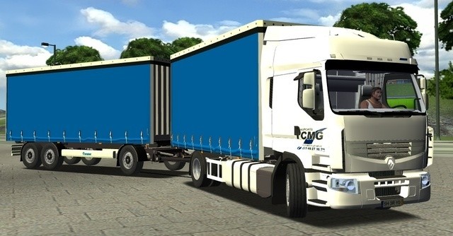 Haulin Renault Premium Combo+Aanhanger  ETS & GTS