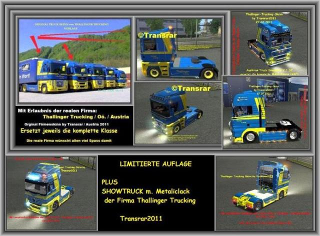 gts ats Limitiertes RealFirmen Truck Pack by Trans  ETS & GTS