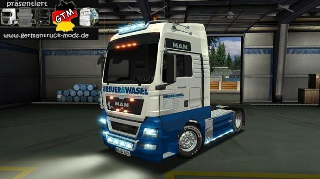 gts MAN TGX BREUER & WASEL + Interieur 1  ETS & GTS