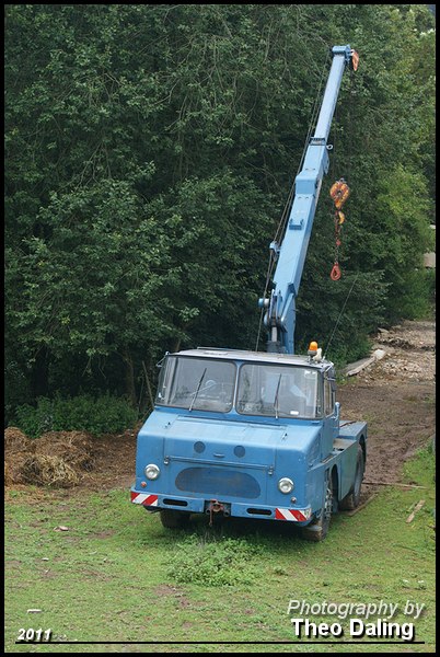 Demag Blauw - Manderscheid  (D)  smal Buitenlandse Vrachtwagens   2011