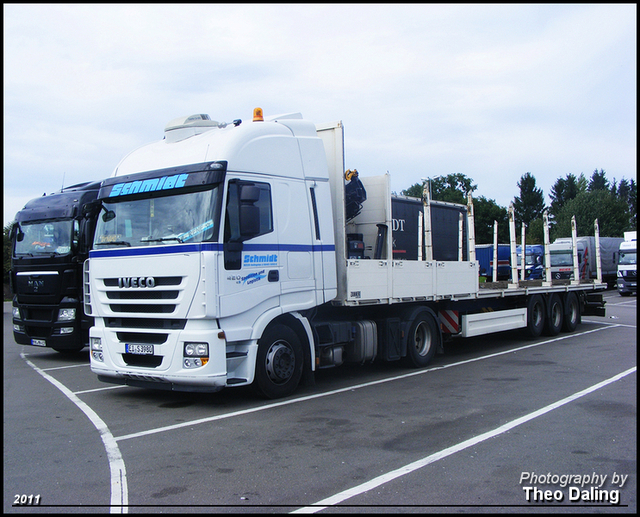 Schmidt Spedition und Logistik - Bellingries (D) E Buitenlandse Vrachtwagens   2011