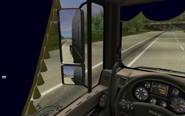 gts DAF XF 95 Black + interieur 6  ETS & GTS