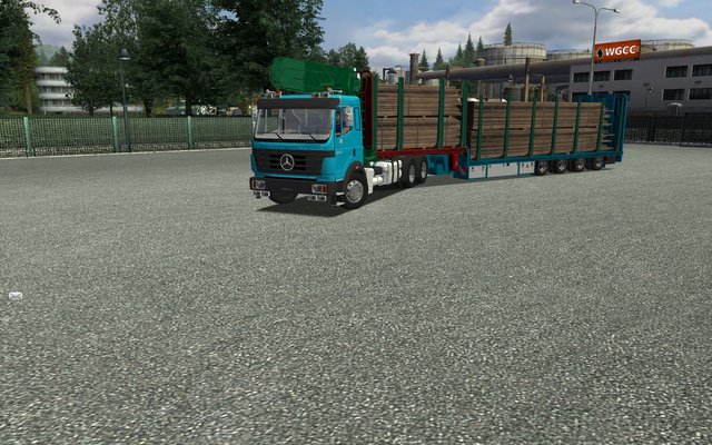 gts Mercedes-Actros 1853 6x4 +Kassbohrer trailer 1  ETS & GTS