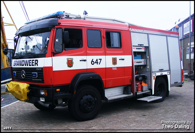 Brandweer - Oudeschild Texel  No 647  BF-P   02 Brandweer 