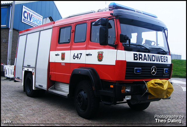 Brandweer - Oudeschild Texel  No 647   BF-P Brandweer 